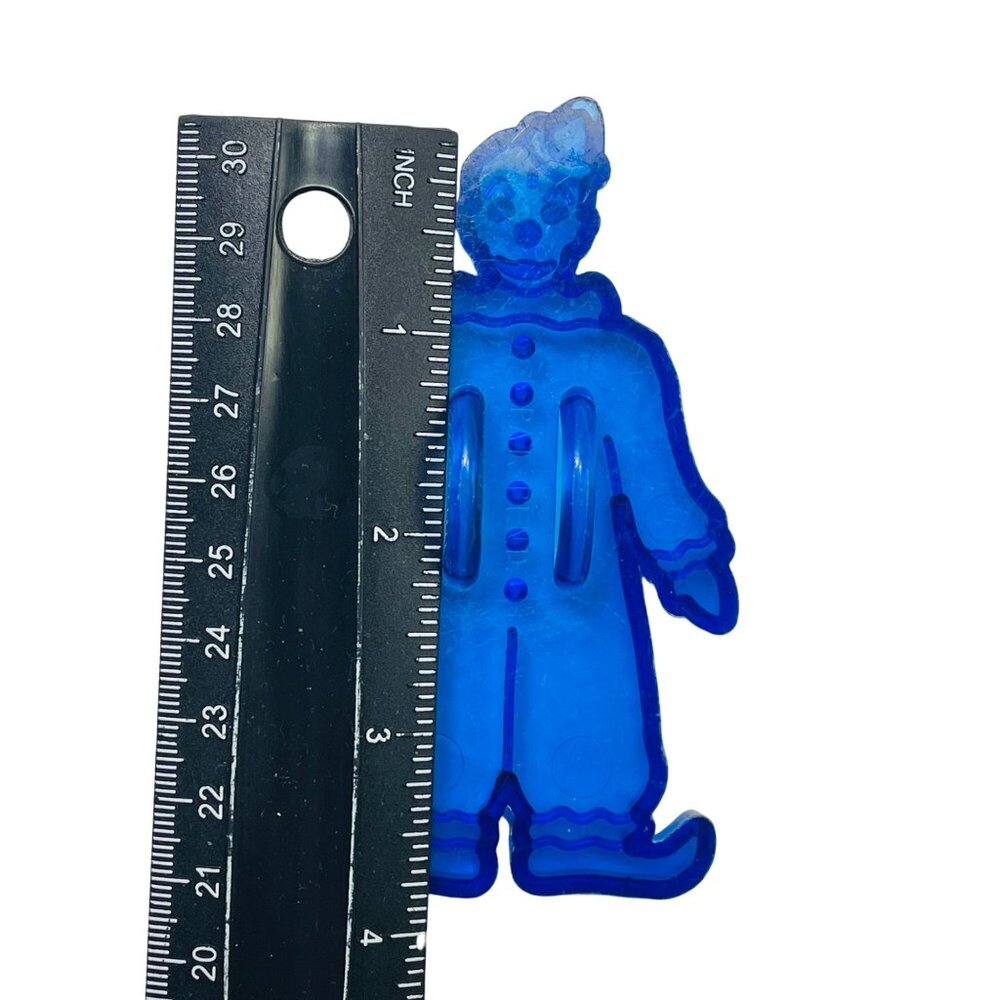 Blue Circus Clown Cookie Imprint Cutter Vintage 50s Domar 4 inch - Picture 4 of 5